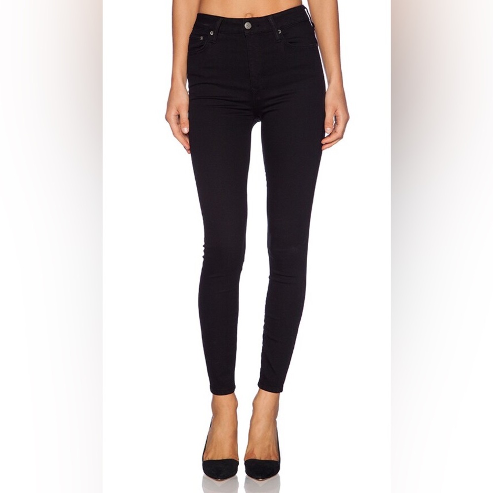 High rise skinny jeans - grey wash (lovers + friends)